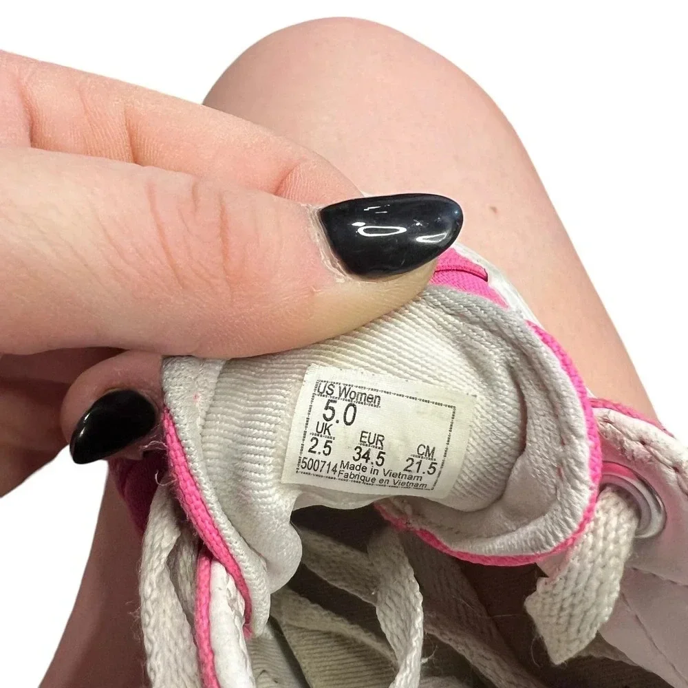 Vans Ward Low Top Honeysuckle Pink Canvas Skate Shoes Sneakers‎ Women's Size 5